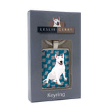 English Bull Terrier Keyring Keychain