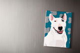 English Bull Terrier Fridge Magnet by Designer Leslie Gerry
