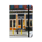 New York Paris Cafe Pocket Notebook by Designer Leslie Gerry