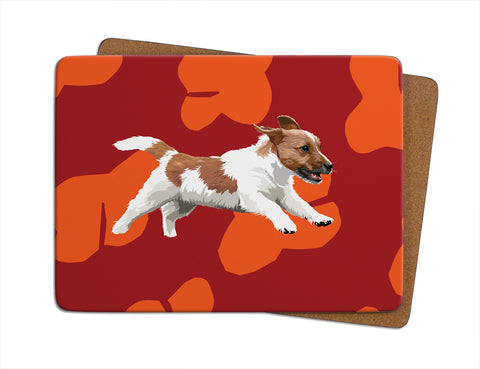 Jack Russell Single Table Mat by Designer Leslie Gerry