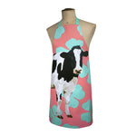 Friesian Cow Apron by Designer Leslie Gerry