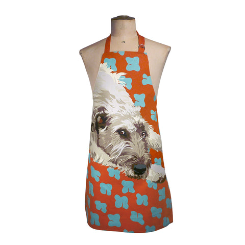 Wolfhound Apron by Designer Leslie Gerry