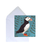 Puffin Greeting Card by Designer Leslie Gerry