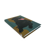 Black Labrador Hardback Journal by Designer Leslie Gerry
