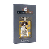 Springer Spaniel Keyring Keychain Gift by Leslie Gerry