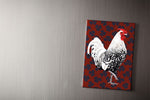 Rooster Fridge Magnet by Designer Leslie Gerry