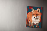 Fox Fridge Magnet by Designer Leslie Gerry