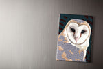 Barn Owl Fridge Magnet by Designer Leslie Gerry
