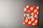 Tabby Cat II Fridge Magnet by Designer Leslie Gerry
