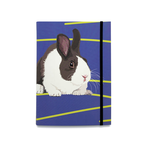 Rabbit Flexible Notebook by Designer Leslie Gerry