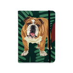 Bulldog Flexible Notebook by Designer Leslie Gerry