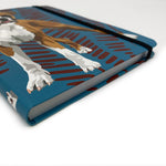 Boxer Flexible Notebook by Designer Leslie Gerry