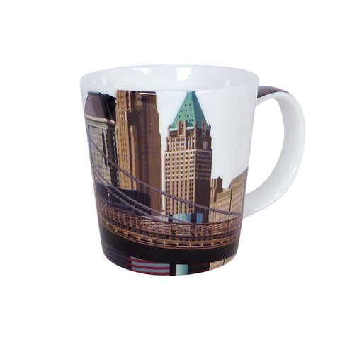 New York Pier 17 Mug by Designer Leslie Gerry