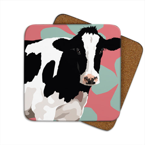 Friesian Cow Coaster by Designer Leslie Gerry