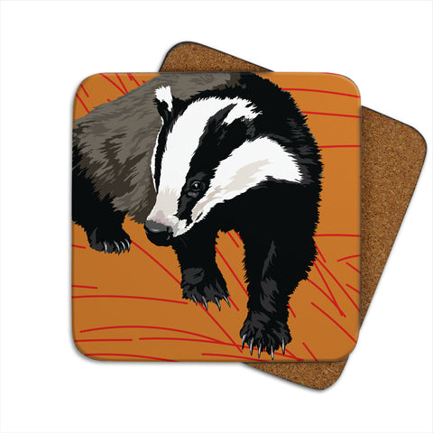 Badger Coaster by Designer Leslie Gerry
