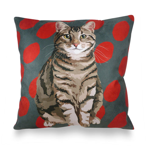 Tabby Cat Cushion Cover