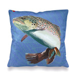 Brown Trout Cushion Cover