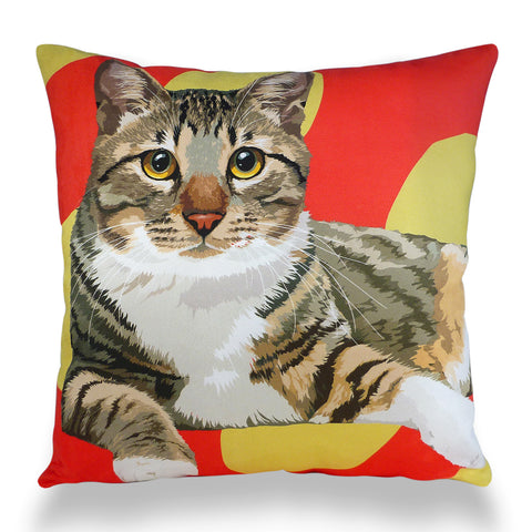 Tabby Cat II Cushion Cover