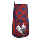 Rooster Double Oven Glove by Designer Leslie Gerry
