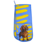 Dachshund Double Oven Glove by Designer Leslie Gerry