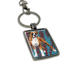 Boxer Keyring Keychain Gift by Leslie Gerry