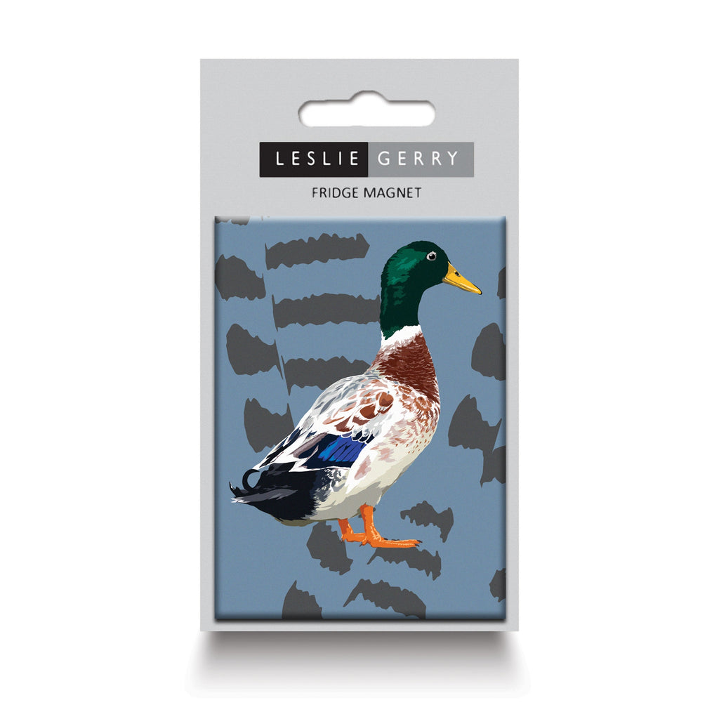 Duck Fridge Magnet by Designer Leslie Gerry