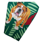 Bulldog Tea Towel by Designer Leslie Gerry