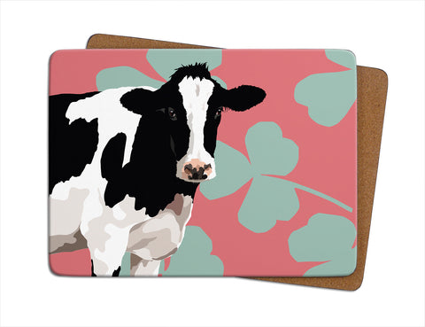 Friesian Cow Single Table Mat by Designer Leslie Gerry