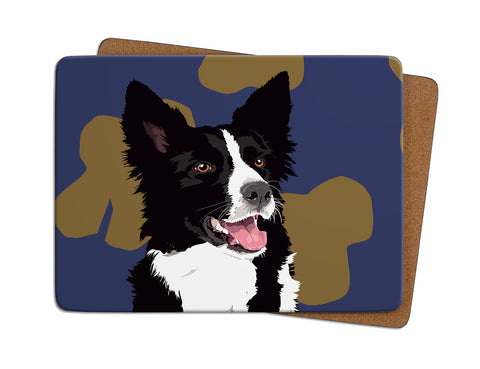Border Collie Table Mat Place Setting