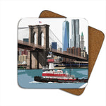 New York Brooklyn Bridge Coaster by Designer Leslie Gerry